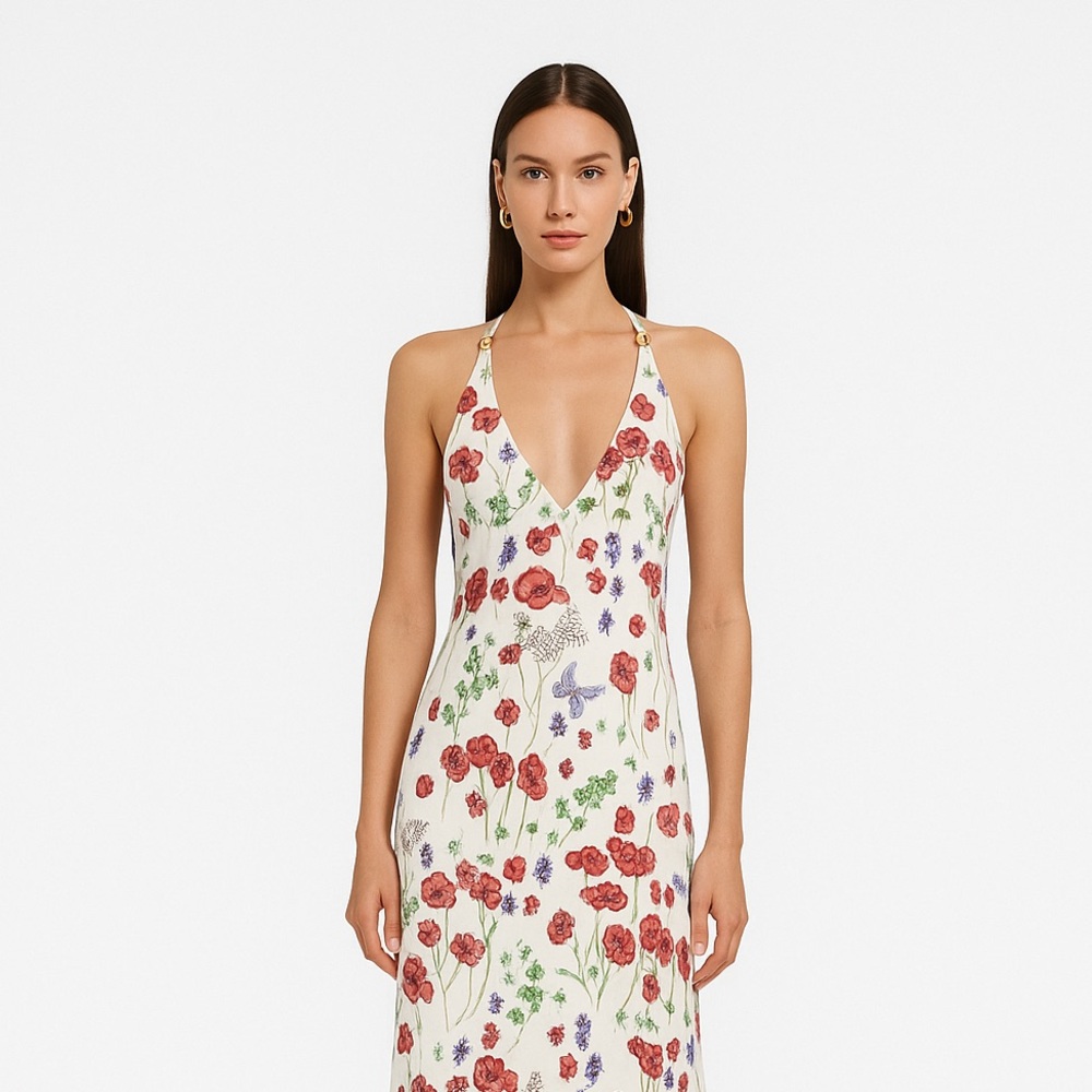 VERSACE authentic vintage halter dress